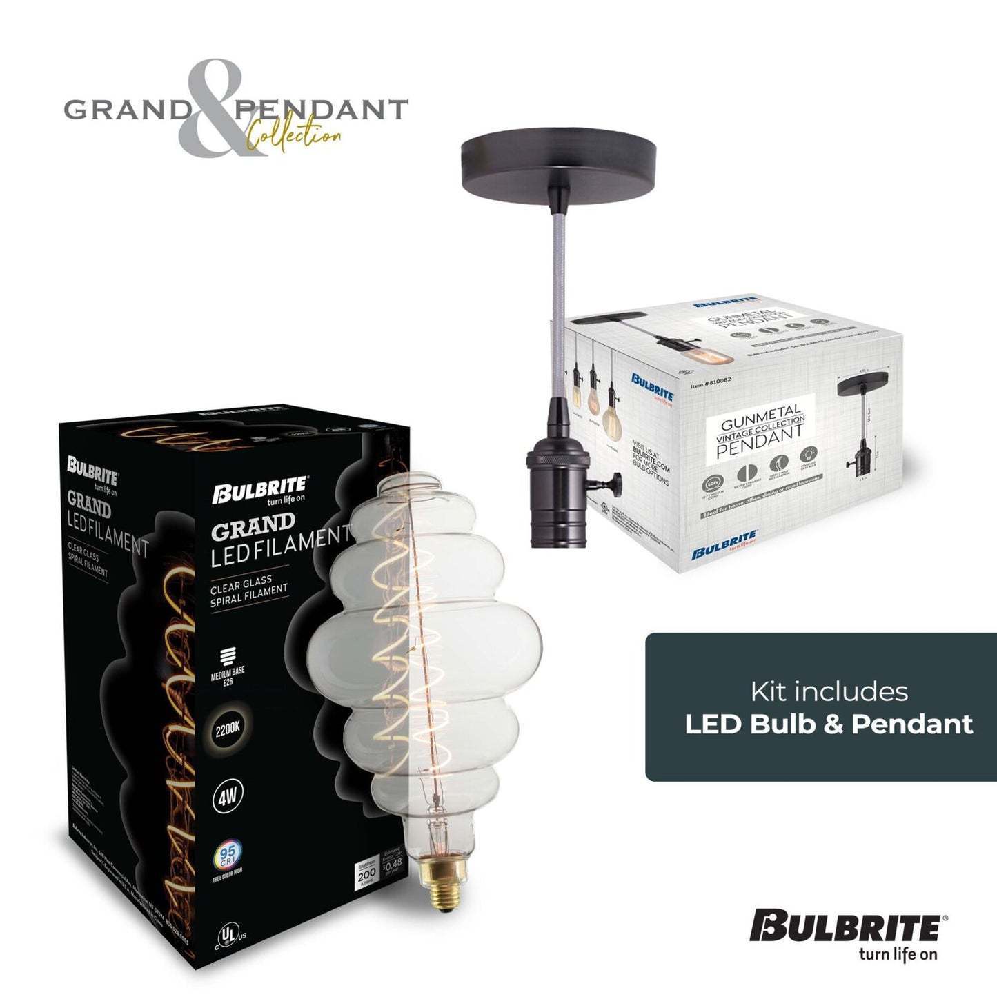 Pendants with LED Bulbs 810118