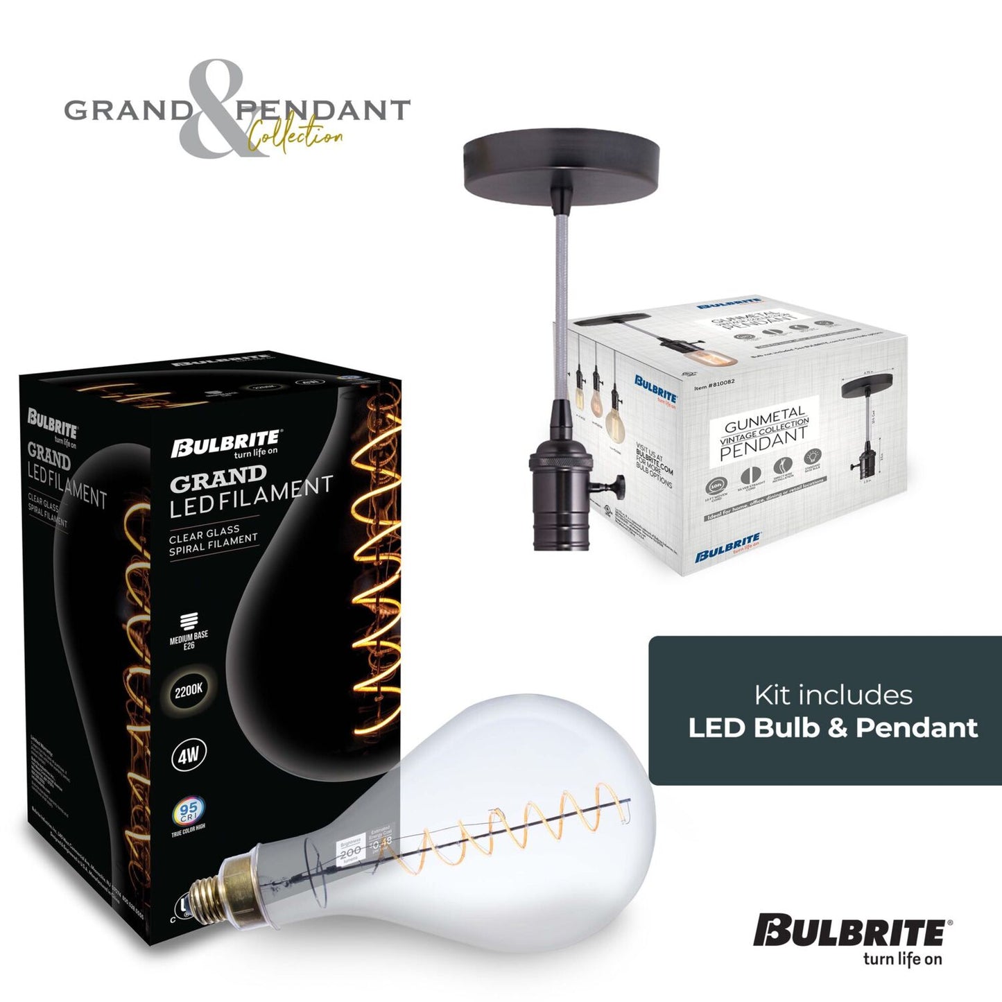Pendants with LED Bulbs 810165