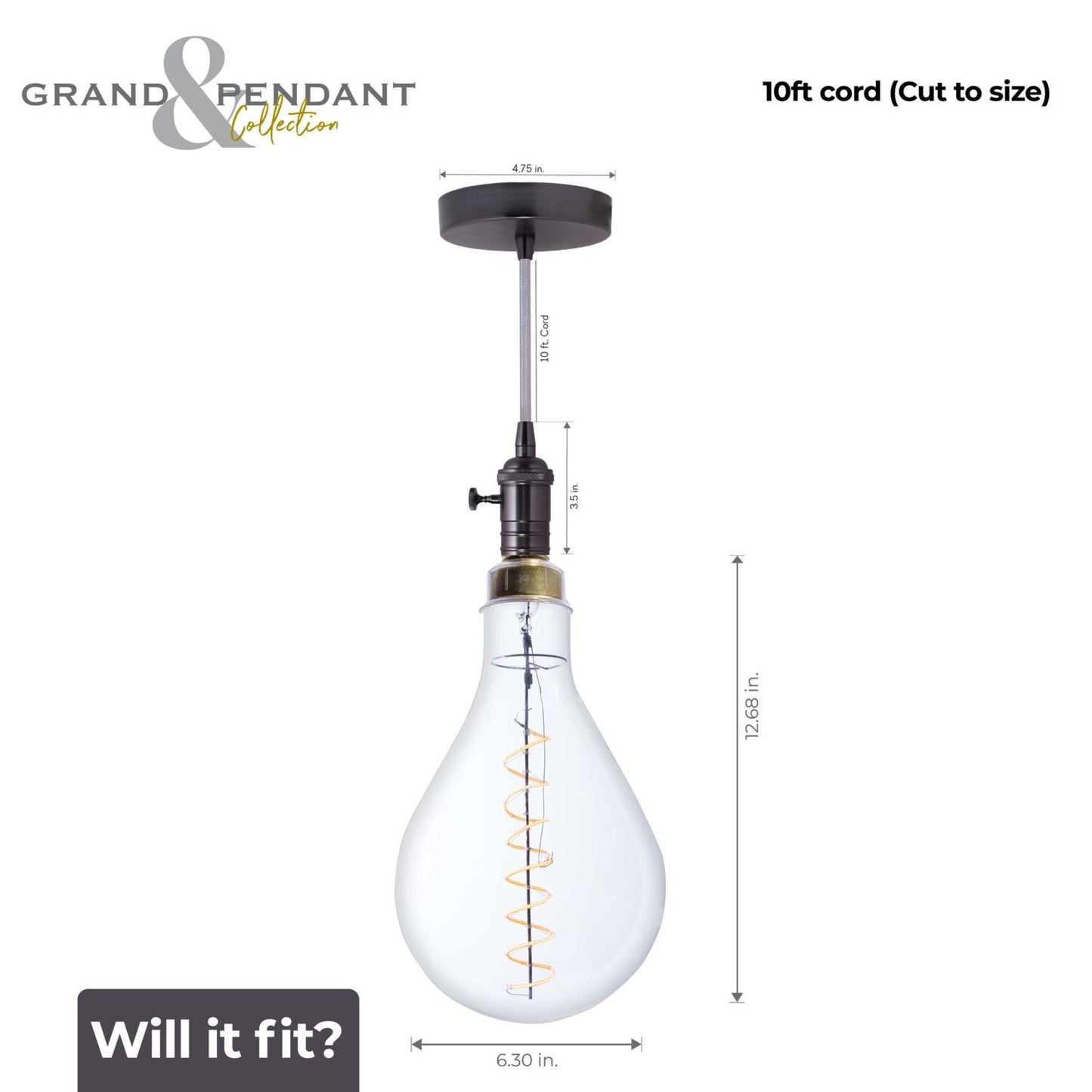 Pendants with LED Bulbs 810165