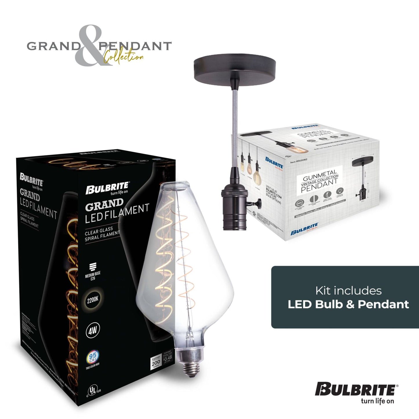 Pendants with LED Bulbs 810166