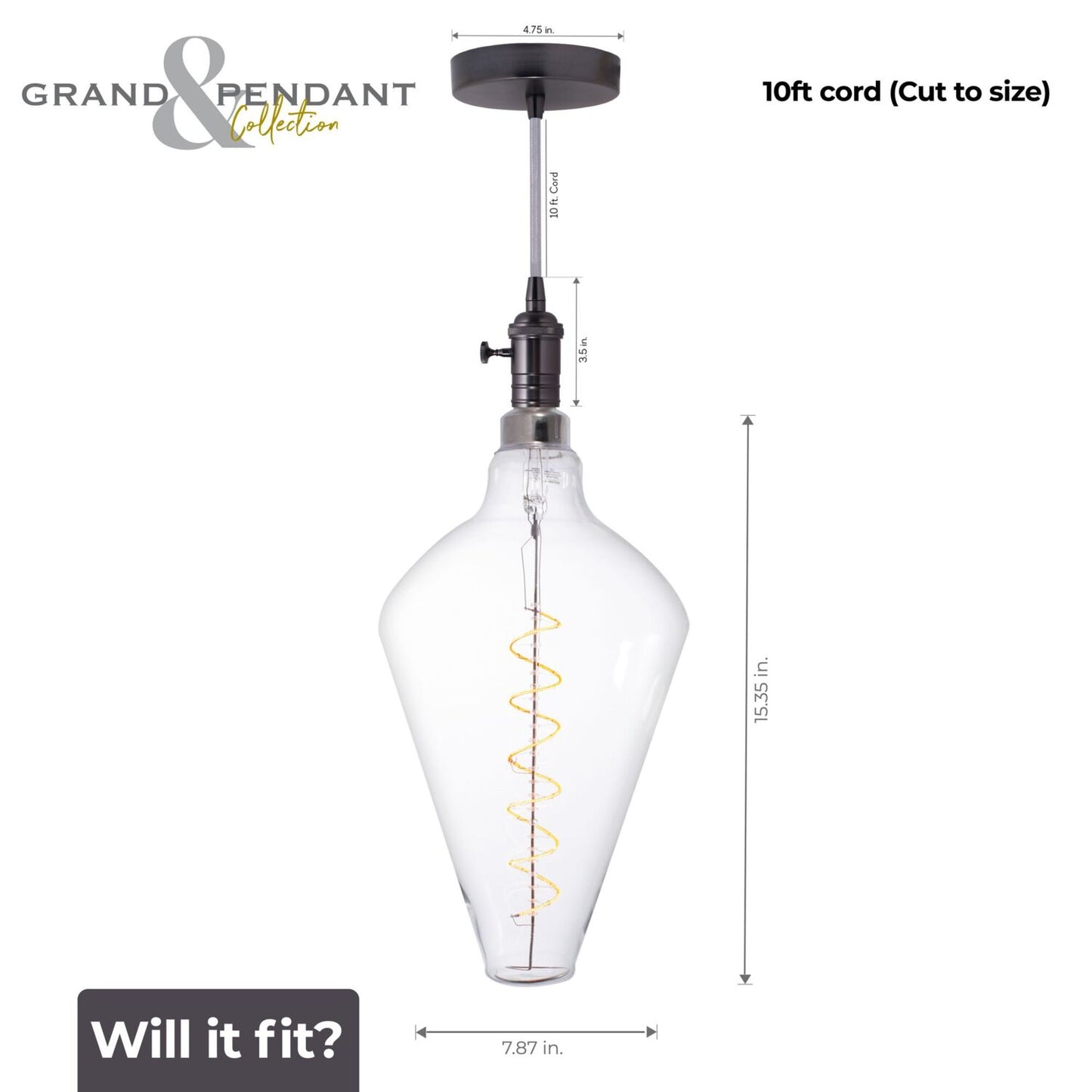 Pendants with LED Bulbs 810166