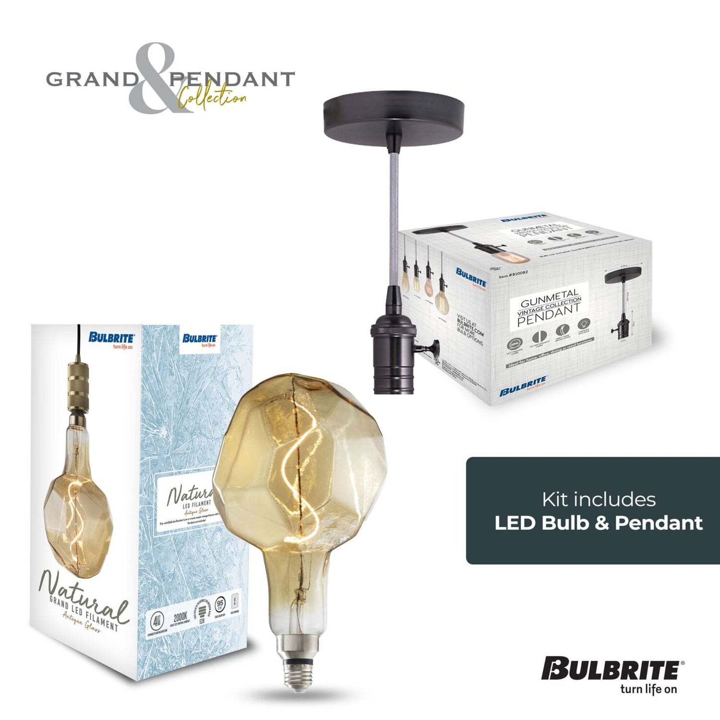 Pendants with LED Bulbs 810167