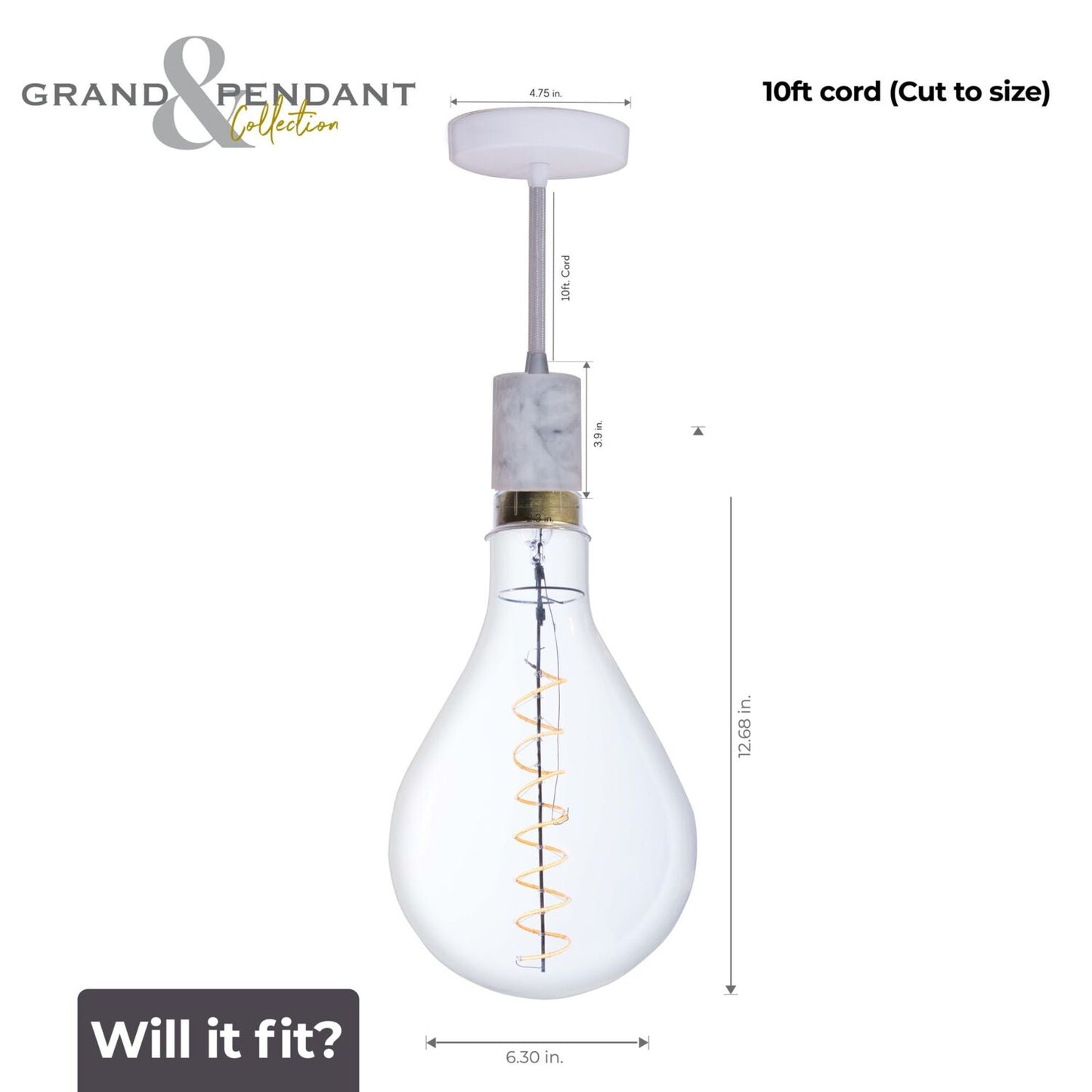 Pendants with LED Bulbs 810174
