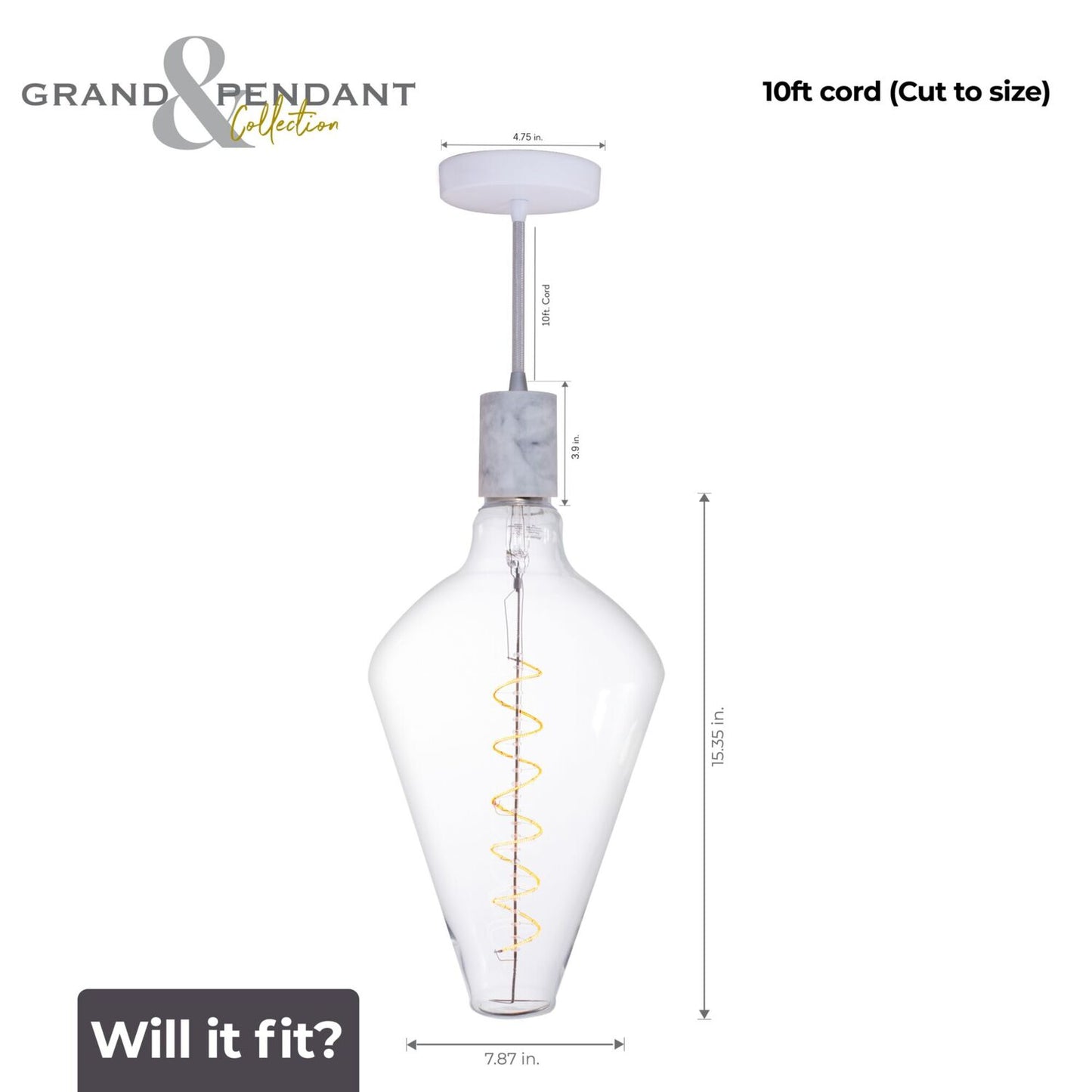 Pendants with LED Bulbs 810175
