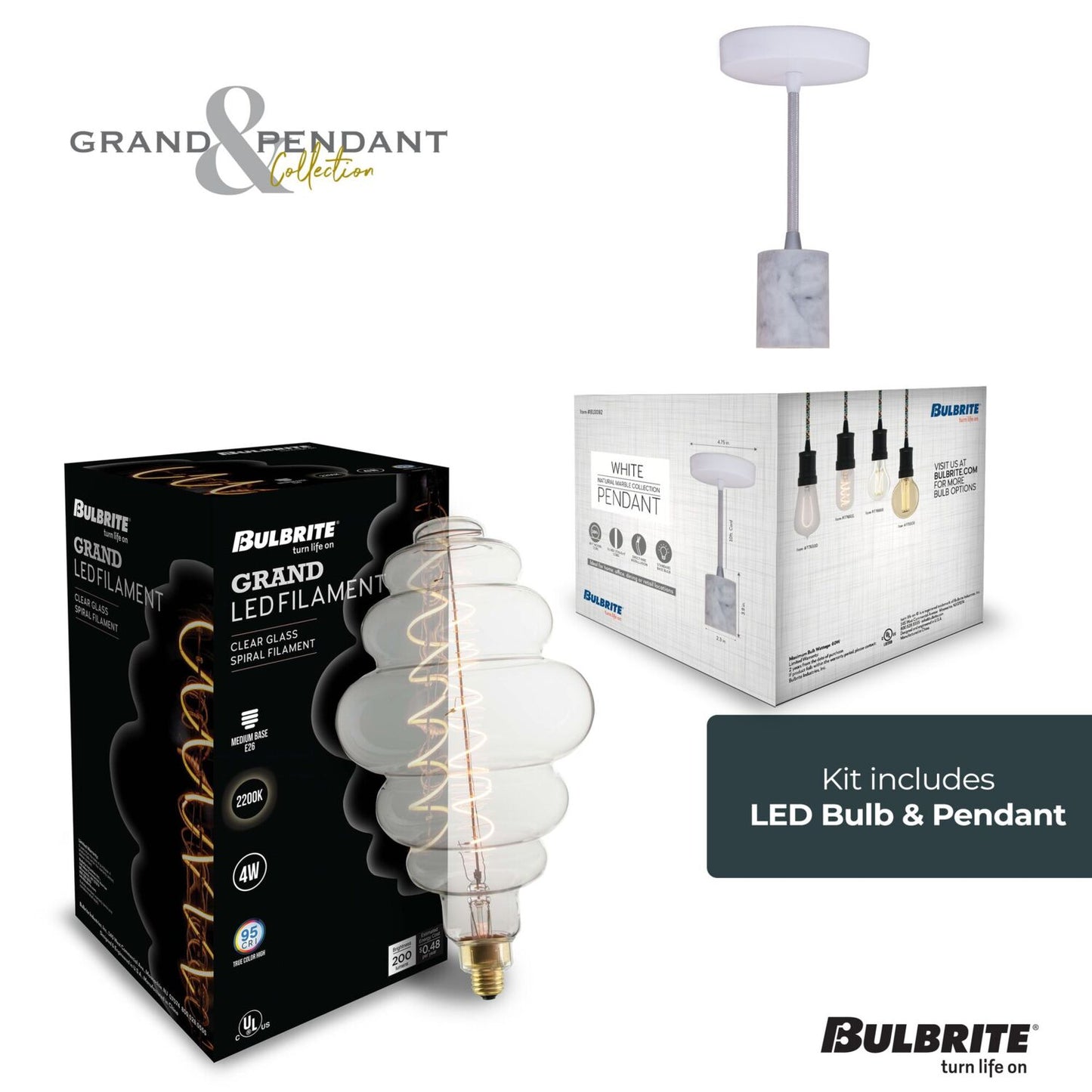 Pendants with LED Bulbs 810176