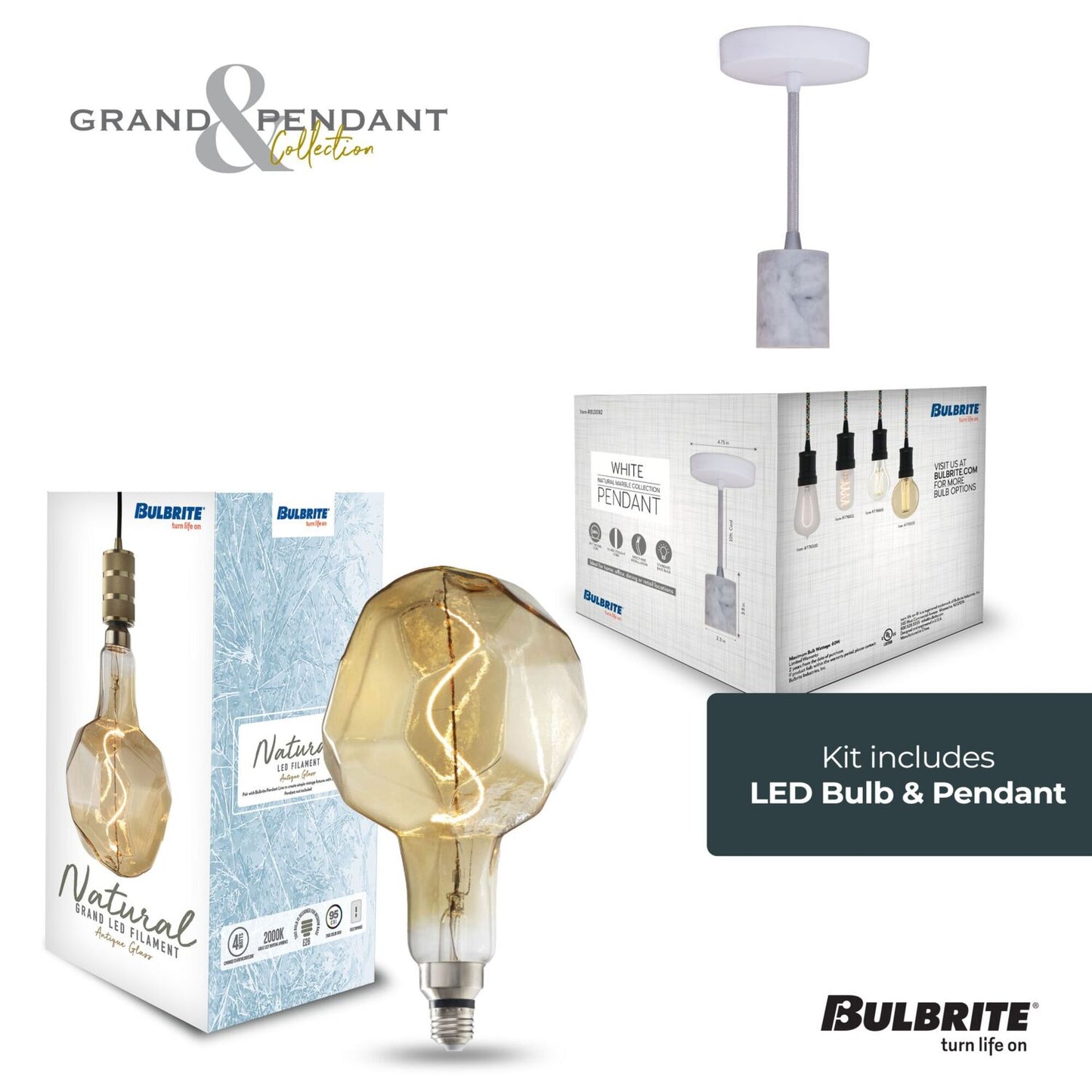 Pendants with LED Bulbs 810177