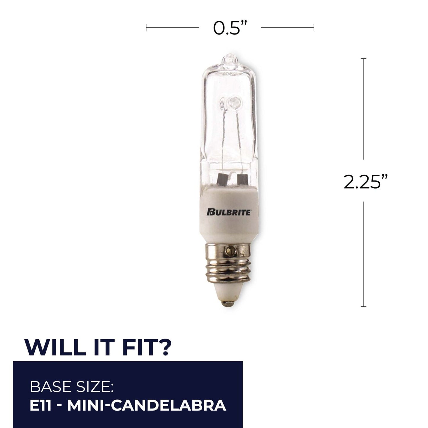Single Ended - Mini-Candelabra 610076