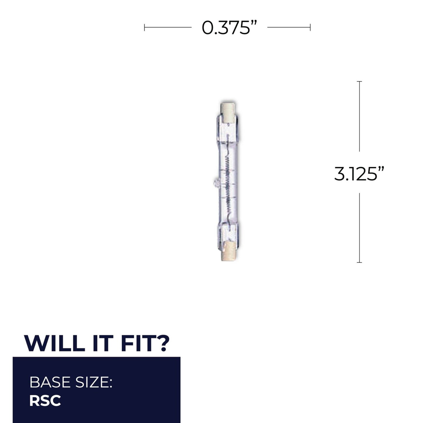 Double Ended - Recessed Single Contact 601251