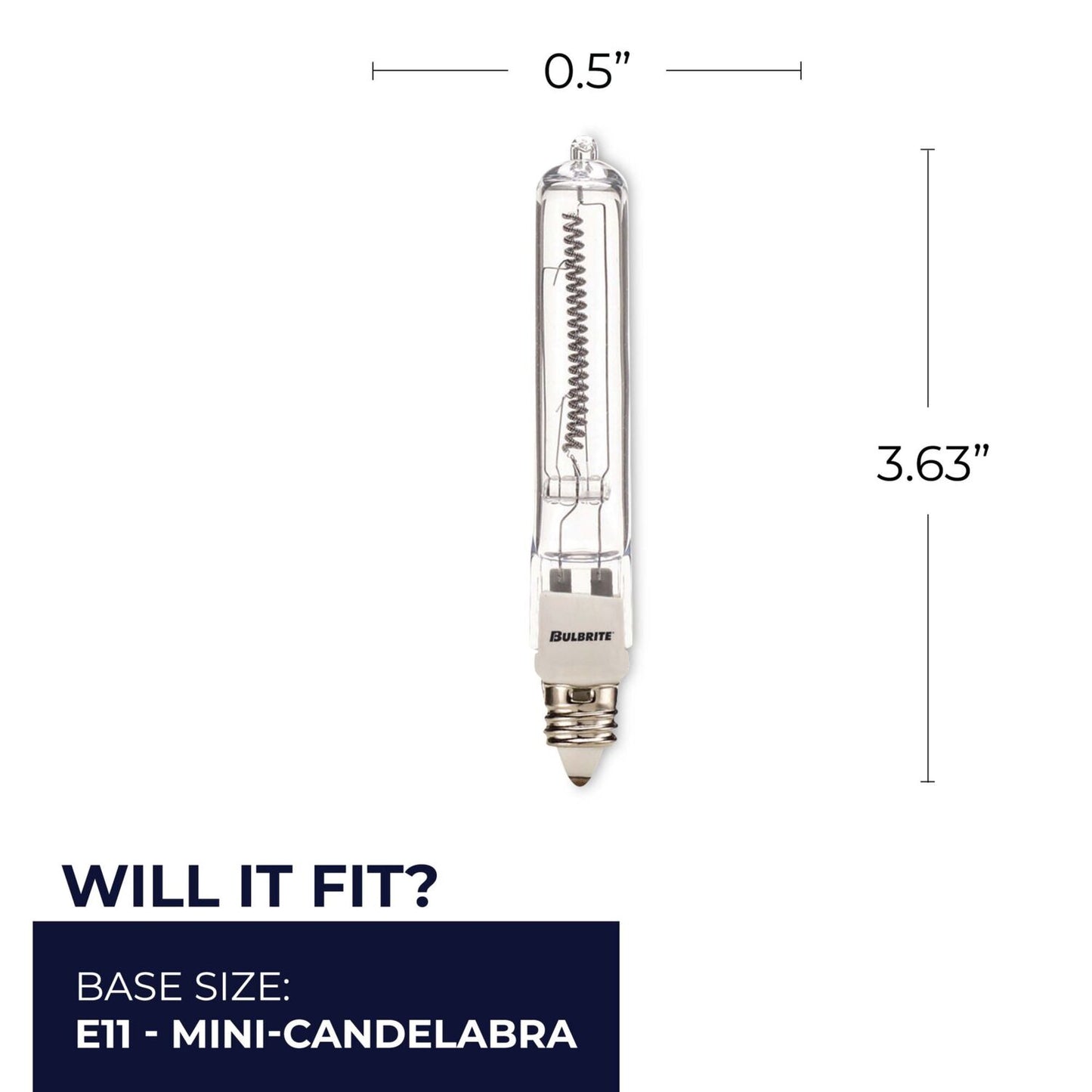 Single Ended - Mini-Candelabra 610500