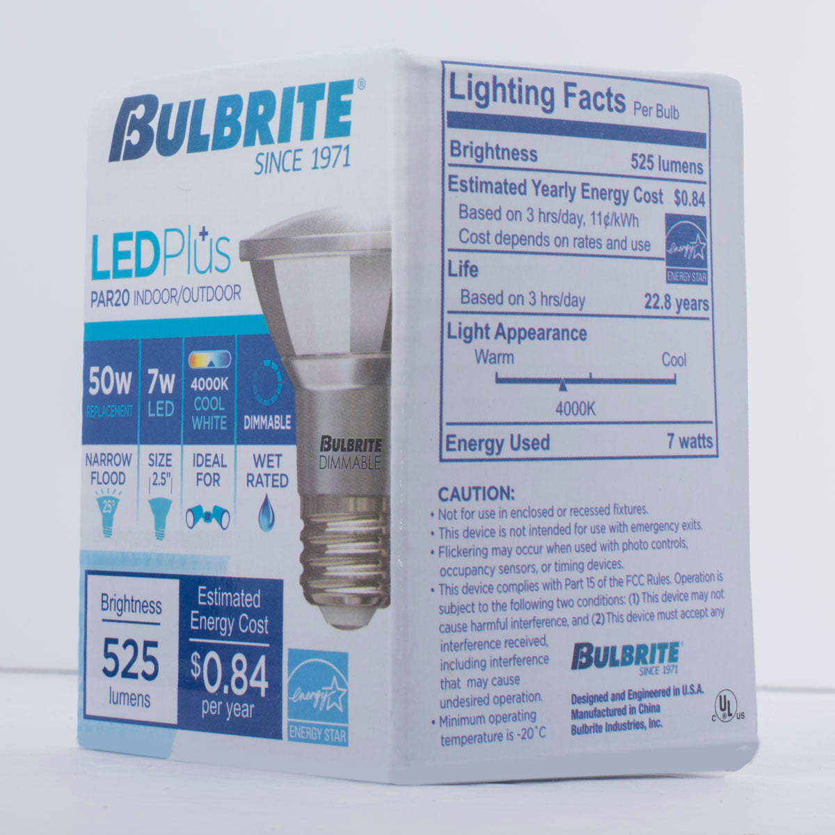 PARs Dimmable & Wet Rated 772717